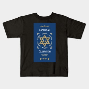 Happy Hanukkah Prints, Stickers & Magnets 5 Kids T-Shirt